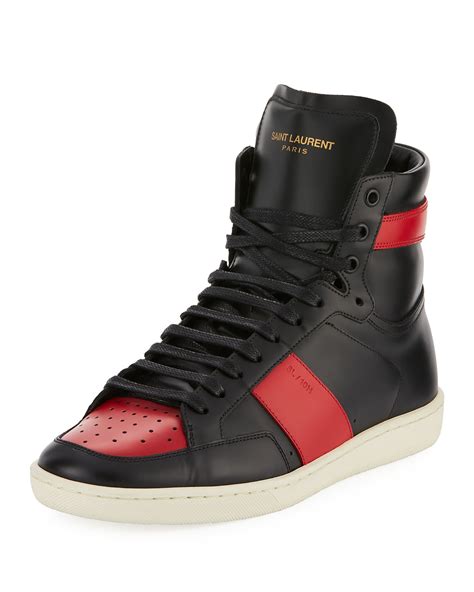 saint laurent high top sneakers